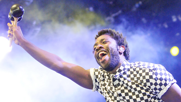 Kele on the NME/Radio 1 Stage
