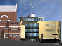 Colston Hall seen from the West side