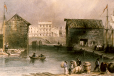 Emigrant's boat arrives in Canada