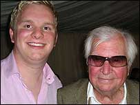 Jonathan Parramint with Clive Dunn.
