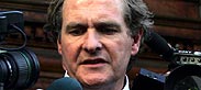 Robert Bathurst as Mark Thatcher in 'Coup!'