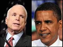 John McCain e Barack Obama
