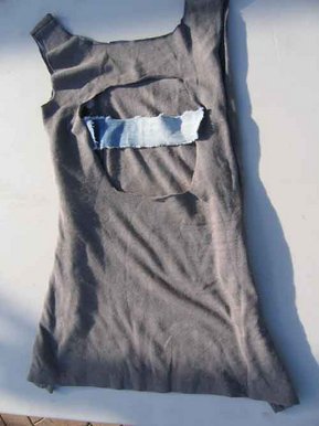 From a boy's t-shirt