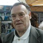 Derek Symonds at an event to mark the 60th anniversary of VE Day in Abergavenny