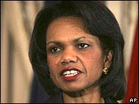 A secretária de Estado americana, Condoleezza Rice (foto de arquivo)