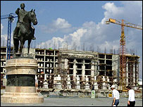 Скопје, плоштад