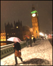 Neve no Big Ben