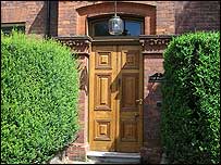 This doorway doubled as the Polish Club entrance.