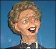 Margaret Thatcher puppet from Spitting Image TV programme.
