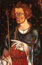 Portrait style painting showing Edward I