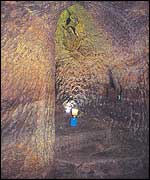 Inside Pontefract's Hermitage