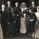 Wedding of Uncle Percy and Auntie Carrie.
