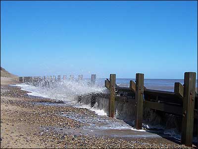 Mundesley beach by David Rogers.