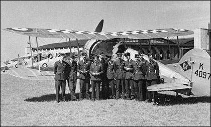 No.19 Squadron with a Gauntlet