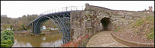 View from the northern end of the bridge 