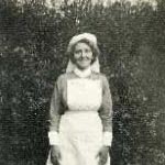 Doris Peterson in uniform during ww2