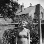 My billet lady, Mrs. Florrie Fowler. Photograph taken in July 1943.
