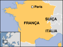 Mapa da França