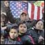 Imigrantes fazem manifestação em Chicago em dez de março