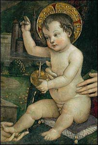Quadro 'Menino Jesus das Mãos'