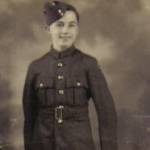 John Philip Haseldine in uniform,Air Training Corps, 406 Squadron, early 1940, aged just 14.