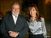 Lula e Cristina Kirchner