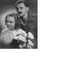 Wedding photograph of Desmond Henry and Louise Bayen, May 19, 1945, Brussels, Belgium. Wedding photograph of Desmond Henry and Louise Bayen, May 19, 1945, Brussels, Belgium.