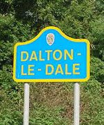 Dalton le Dale sign