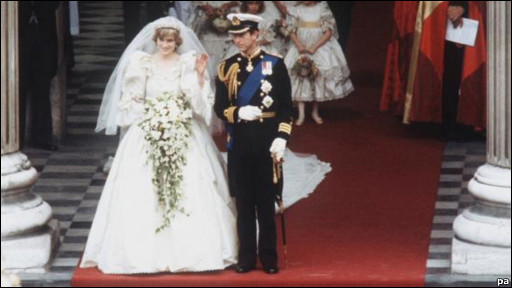 戴安娜和查尔斯王子的婚礼