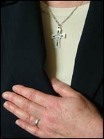 The Mercy Cross and ring