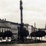 The market place and memorial. Excellent view. Zwittau.