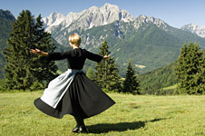 Maria on a hillside