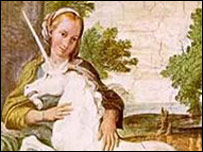 Único retrato de Giulia Farnese