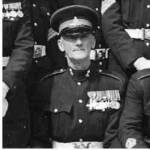 RSM Sherriff outside Rhyl Drill Hall. 1953/4?