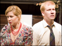 Edith (Elizabeth Park) and Oliver (Simon Nock)