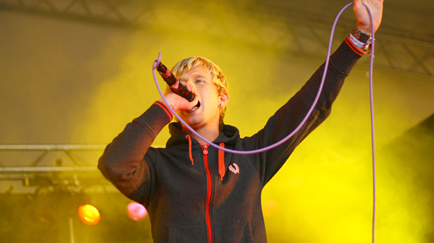 Reaper in Sicily on the BBC Introducing stage