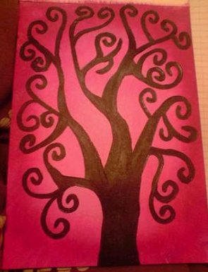Pink tree