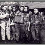 Still from archive newsreel taken after the RAF crew returned with their Wellington from the Battle of Heligoland 18th December 1939