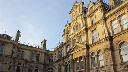 Coal Exchange building in Cardiff