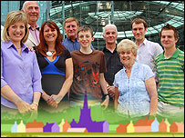 Members of the Little Bexham cast