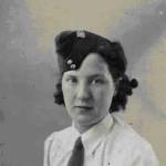 Hilda Speight in the ATS, taken during the war.